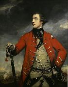 Sir Joshua Reynolds Oil on canvas portrait of British General John Burgoyne. France oil painting artist